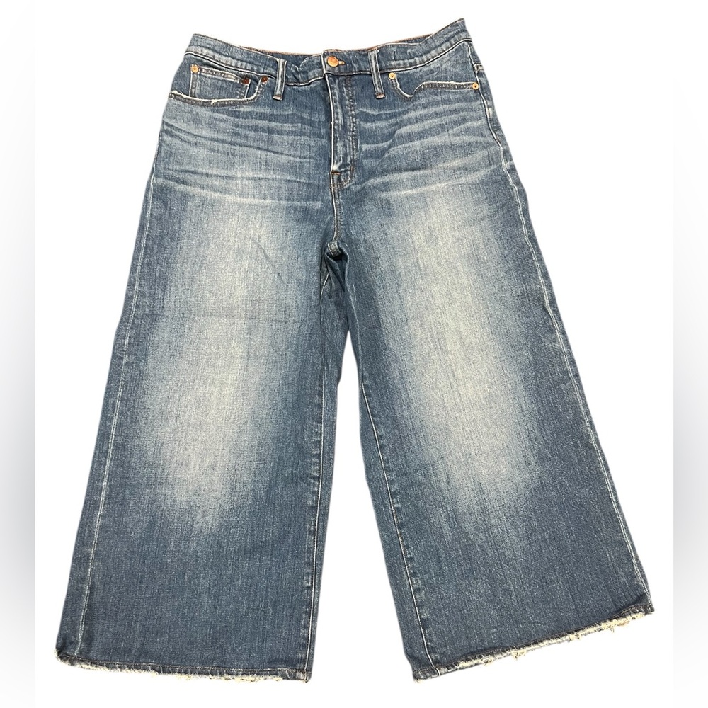 Madewell Wide Leg Crop Jeans Size 31